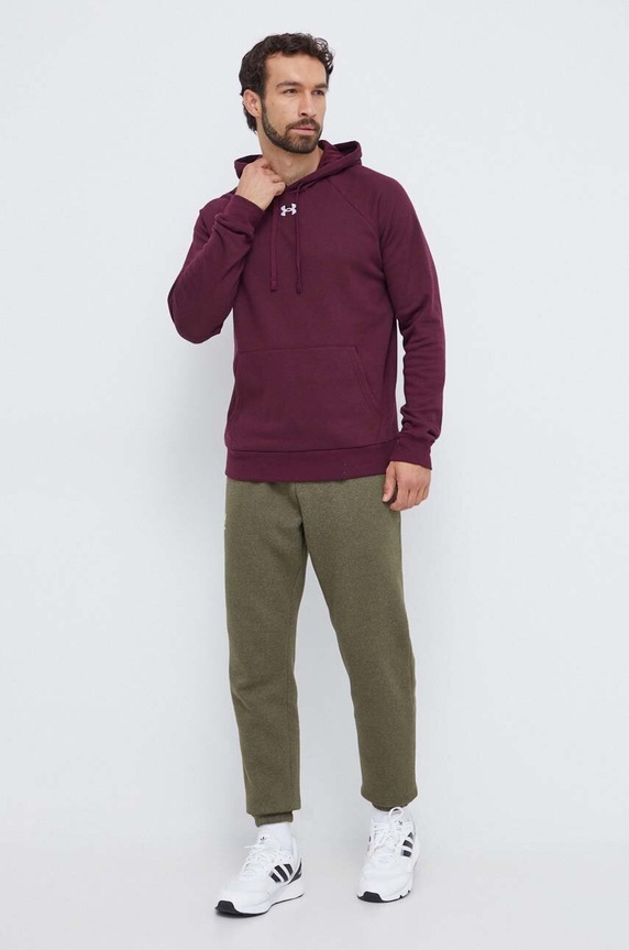 Dukserica Under Armour 1379757 bordo SS26