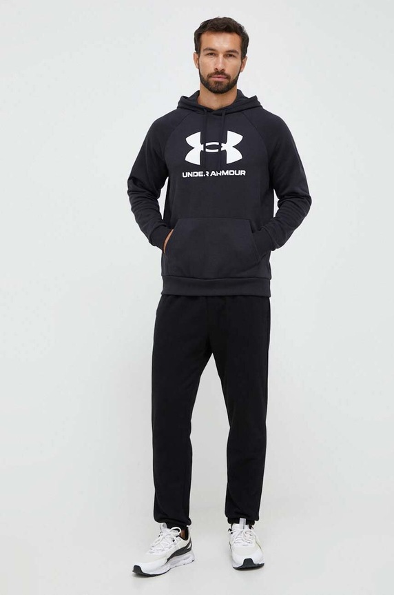 Μπλούζα Under Armour με κουκούλα μαύρο 1379758