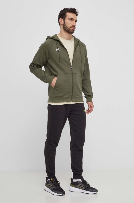 Under Armour bluza z kapturem zielony 1379767