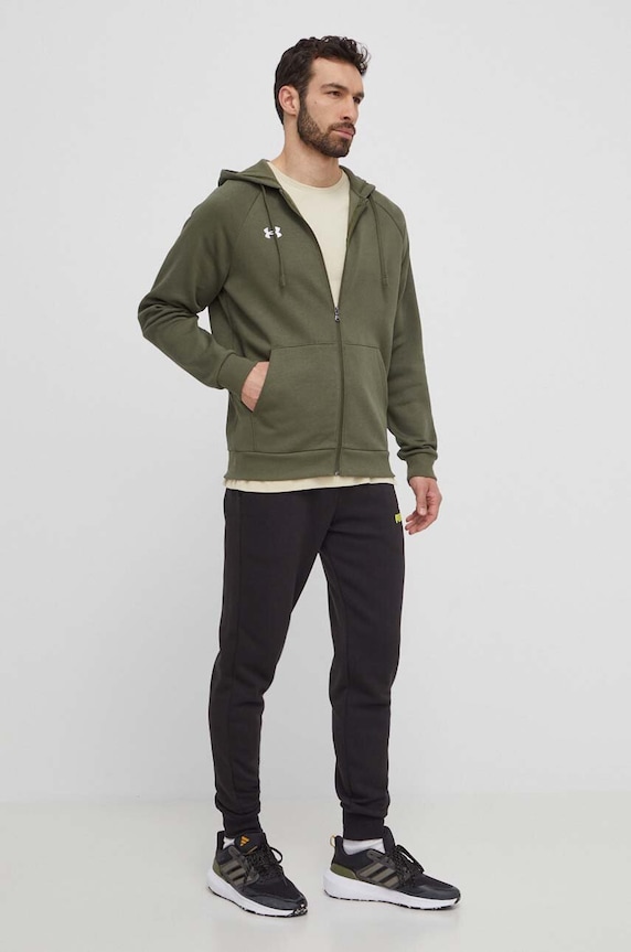 Μπλούζα Under Armour με κουκούλα πράσινο 1379767