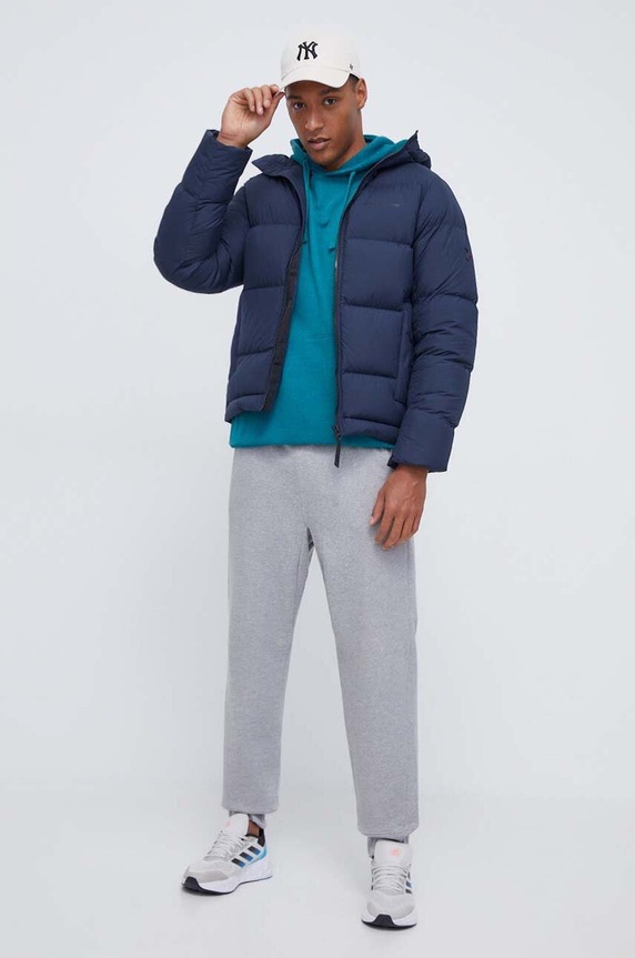 Colourwear bluza bawełniana 7010367 turkusowy AW23
