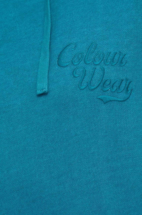 Colourwear bluza bawełniana 7010367 turkusowy