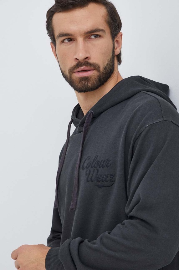 Colourwear hanorac de bumbac gri 7010367