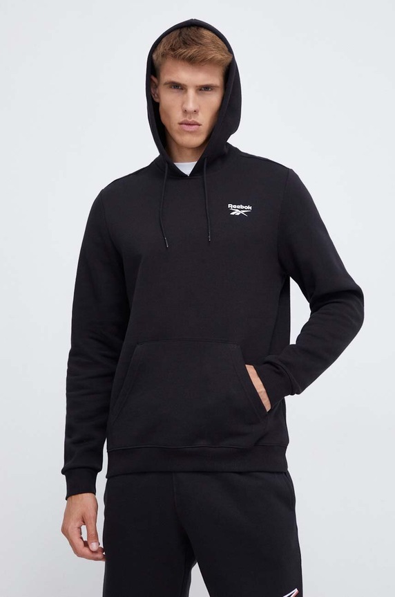 Reebok felső nyomtatásos fekete 100068238