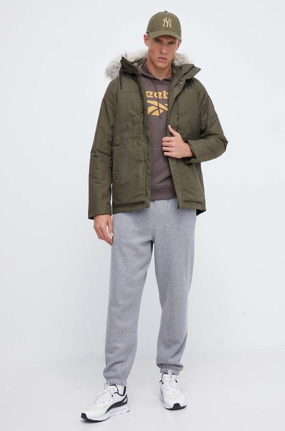 Суичър Reebok 100071051 кафяв AW23