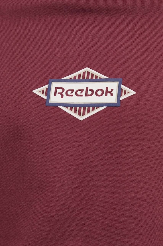 Reebok Classic hanorac de bumbac 100034557 burgundia