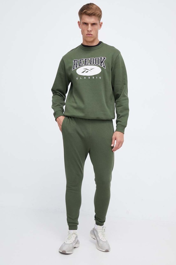 Μπλούζα Reebok Classic 100036879 πράσινο AW23