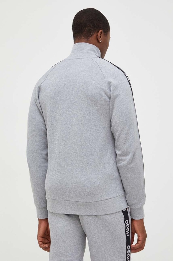 Odzież HUGO bluza bawełniana lounge 50496985 szary