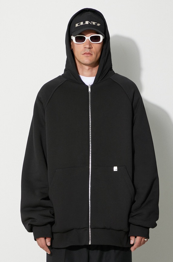 1017 ALYX 9SM felpa reversibile nero AAMOU0428FA01
