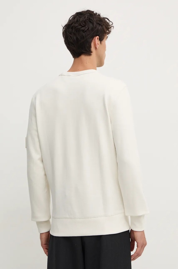 Дрехи Памучен суичър Calvin Klein Jeans J30J323426 бежов