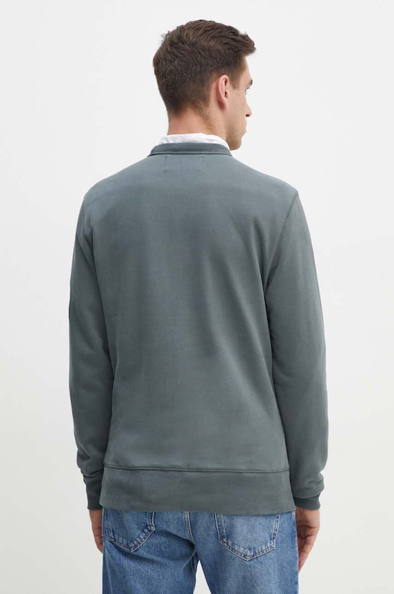 Oblečení Bavlněná mikina Calvin Klein Jeans J30J323426 šedá