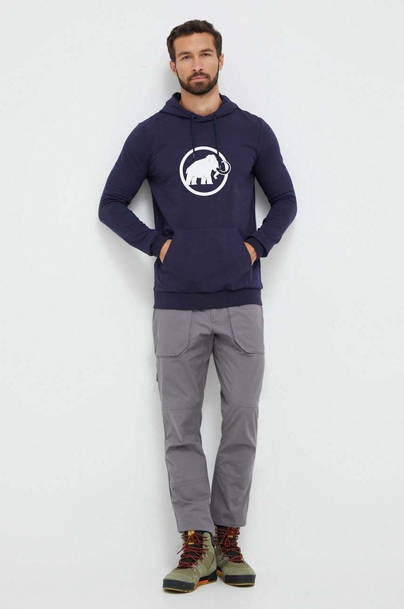 Mammut melegítő felső ML Hoody Classic 1014.04391 sötétkék AW23