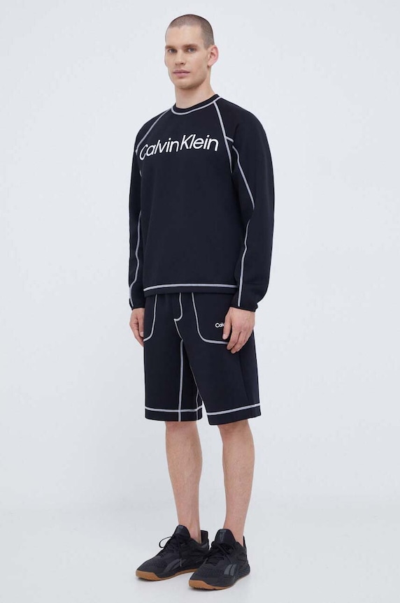 Суичър за трениране Calvin Klein Performance 00GMF3W317 черен AW23