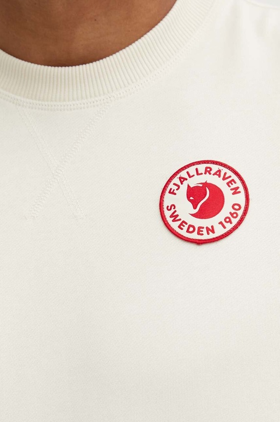 Fjallraven bluza bawełniana 1960 Logo F87163.113 beżowy