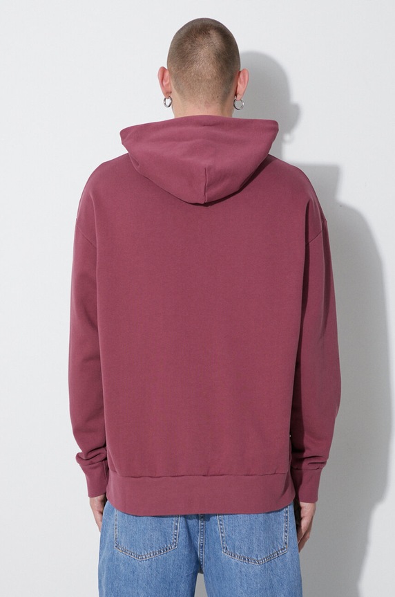 Clothing Aries cotton sweatshirt FUAR20017 maroon