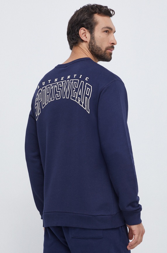 Odzież Reebok Classic bluza bawełniana 100036797 granatowy