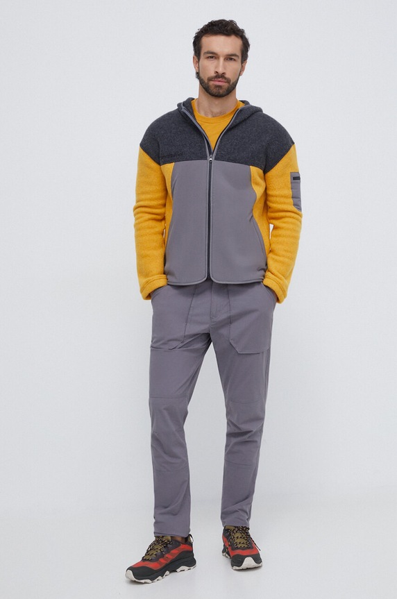 Sportovní mikina Smartwool Hudson SW017268 šedá AW23