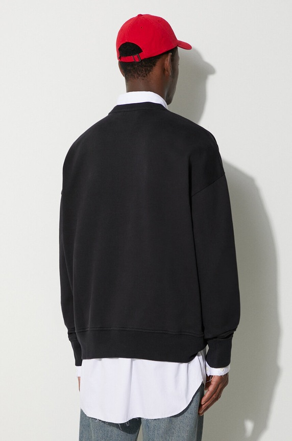 Clothing 424 cotton sweatshirt 35424M42RX.236536 black