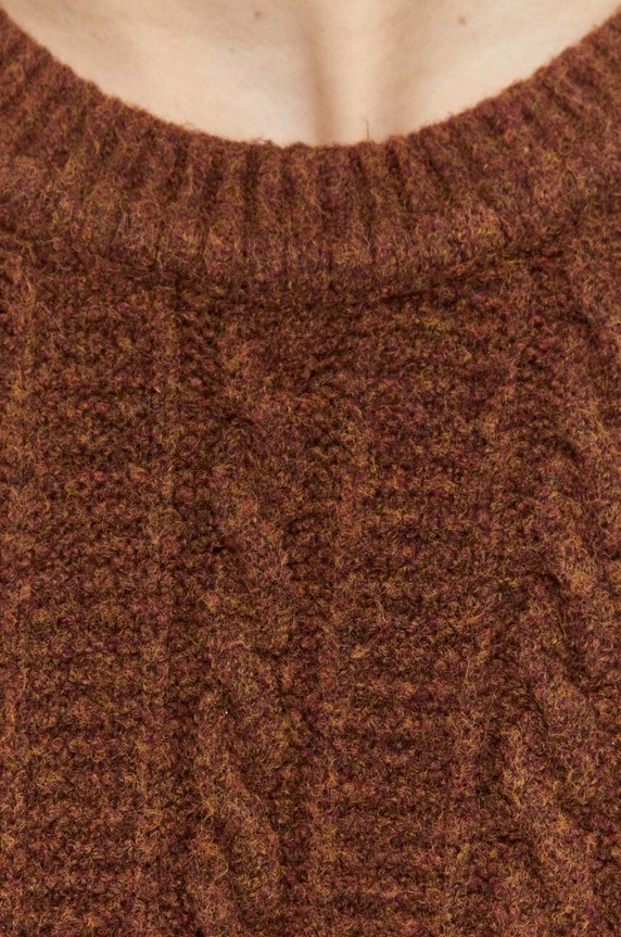 Πουλόβερ Abercrombie & Fitch KI120.3247.400 καφέ