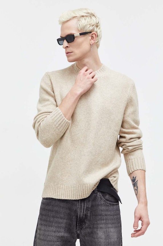 Abercrombie & Fitch sweter pozostałe beżowy KI120.3262.100