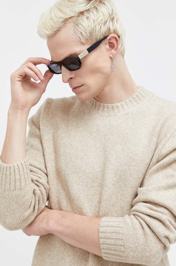 Abercrombie & Fitch sweter beżowy KI120.3262.100