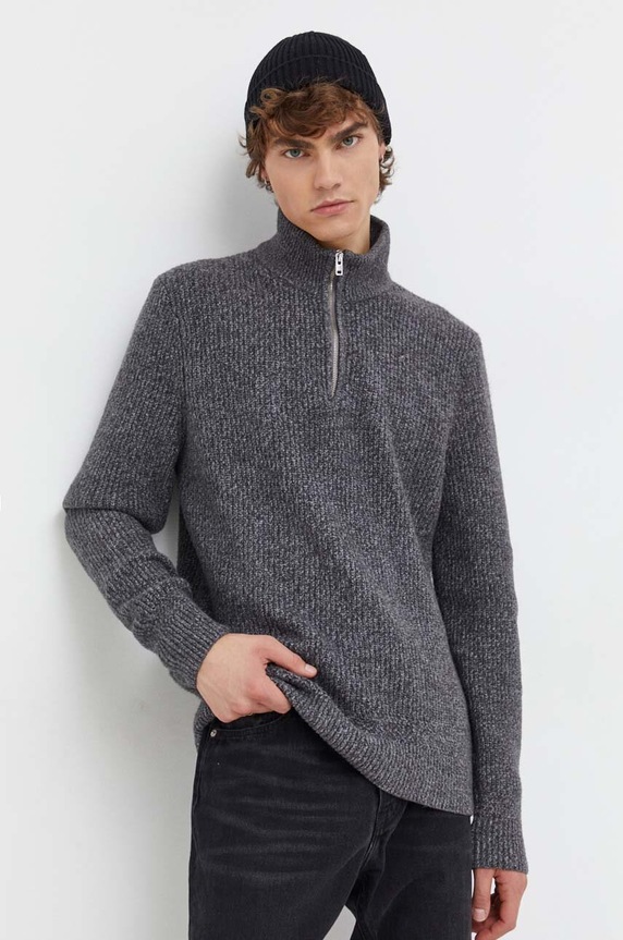 Abercrombie & Fitch sweter pozostałe szary KI120.3303.130