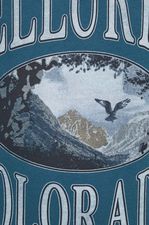 Hollister Co. felső KI322.3189.230 türkiz