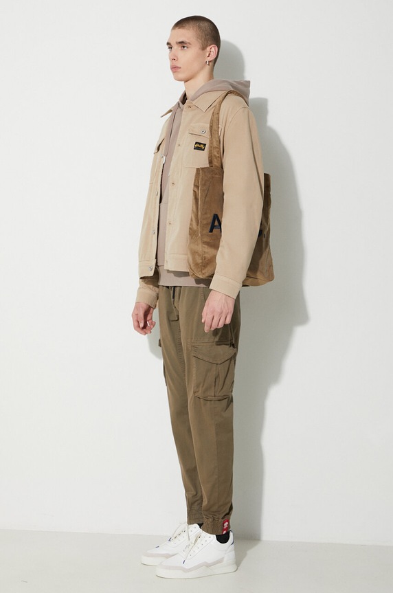 Βαμβακερή μπλούζα Evisu Double Kamon EMB 2EAHTM3SW1076RXCT μπεζ AW23
