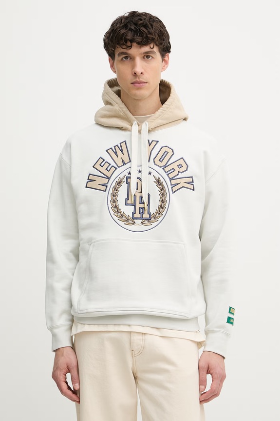 Puma PUMA x RHUIGI Hoodie dukserica od pamuka za muškarce natpis bež 620889