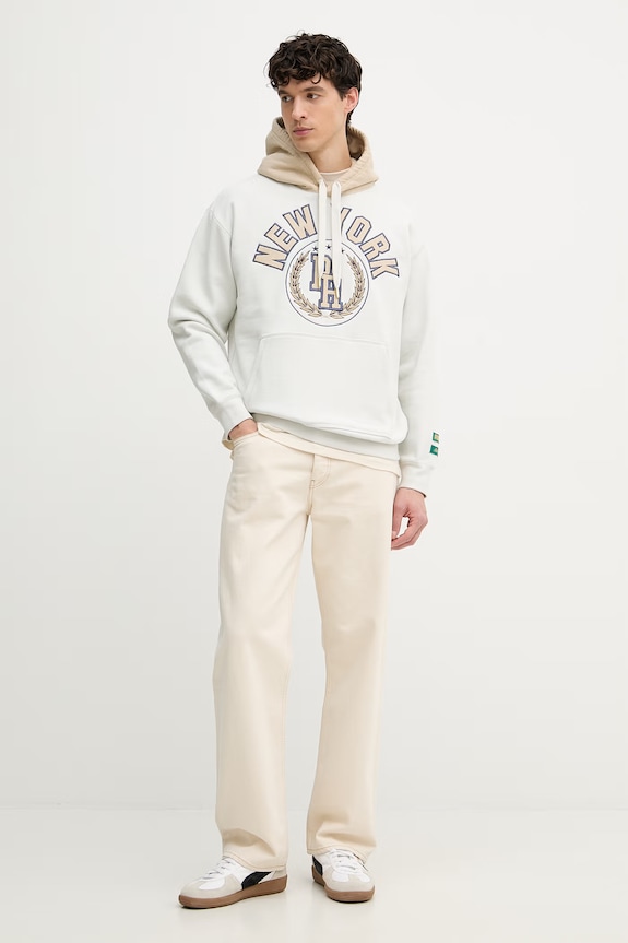 Puma PUMA x RHUIGI Hoodie dukserica od pamuka za muškarce 620889 bež AW23