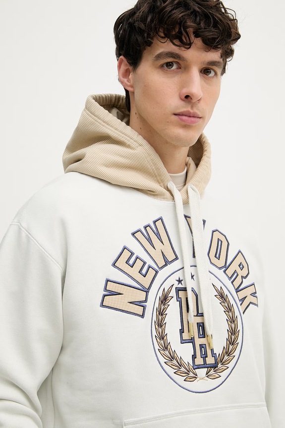 Puma PUMA x RHUIGI Hoodie dukserica od pamuka za muškarce bež 620889