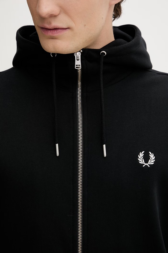 Fred Perry pamut melegítőfelső J7536.198 fekete