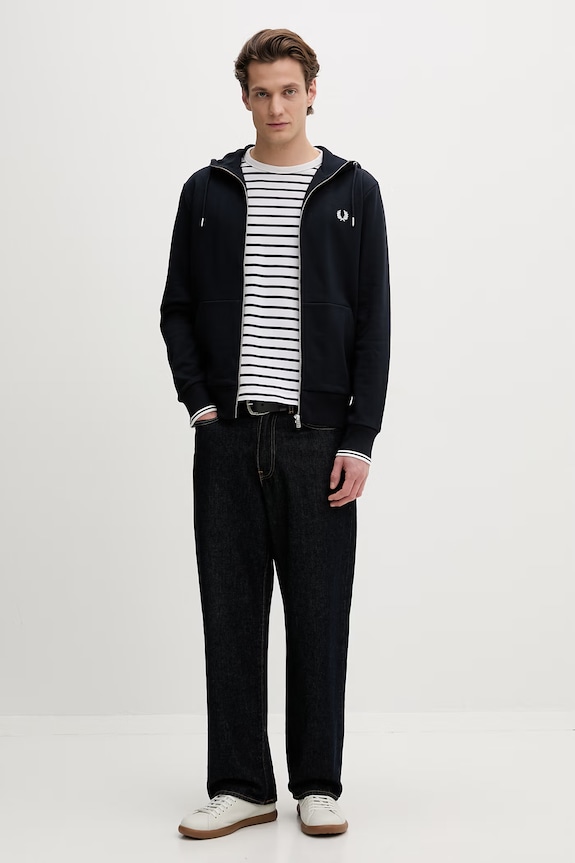Mikina Fred Perry J7536.795 tmavomodrá AA00