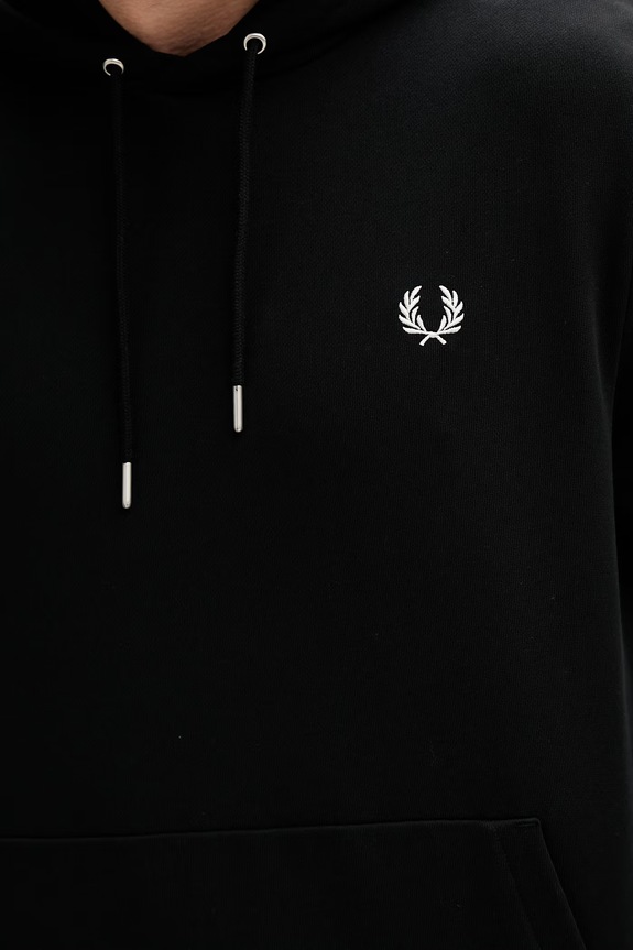 Fred Perry cotton sweatshirt M2643.102 black
