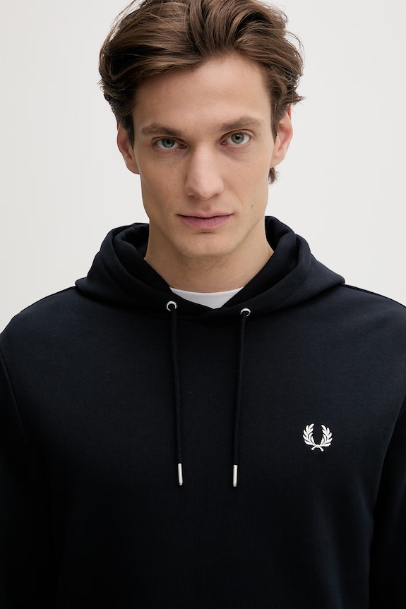 Fred Perry cotton sweatshirt navy M2643.248