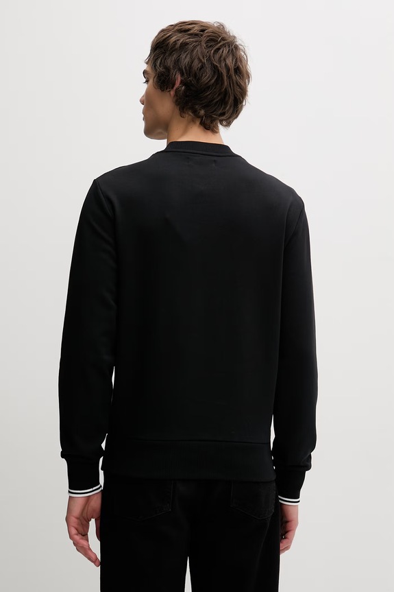 Oblečenie Bavlnená mikina Fred Perry M7535.184 čierna