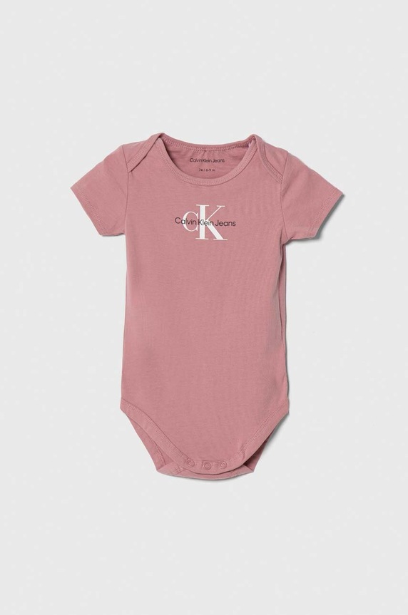 Calvin Klein Jeans body niemowlęce Produkt niemowlęcy różowy IN0IN00014.9BYX