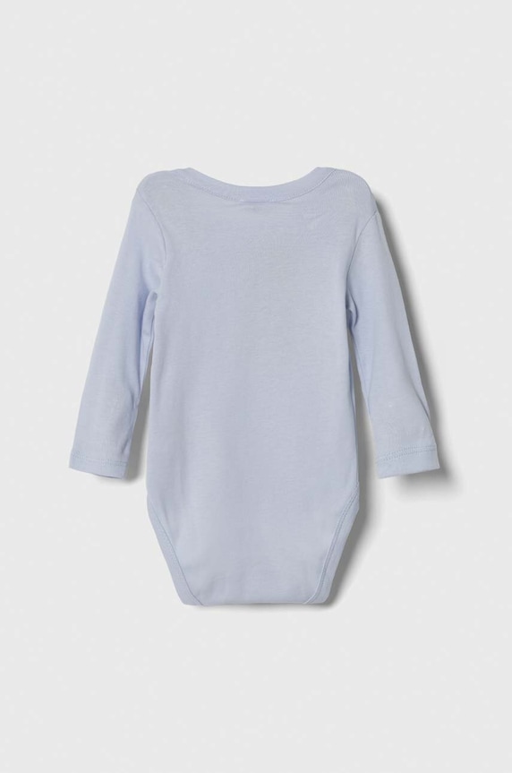 Bavlněné kojenecké body United Colors of Benetton 3I9WAB00E.W.SEASONAL modrá AW23