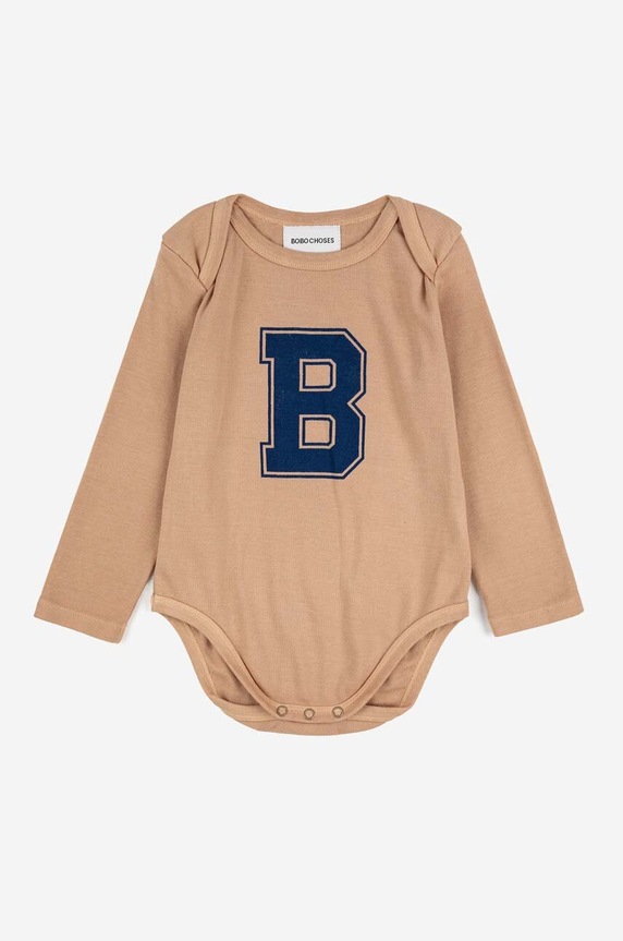 Chłopiec Bobo Choses body niemowlęce 2-pack 223AB015 żółty