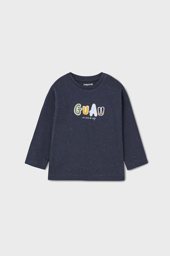Mayoral longsleeve niemowlęcy okrągły granatowy 2027.3G.Baby.9BYX