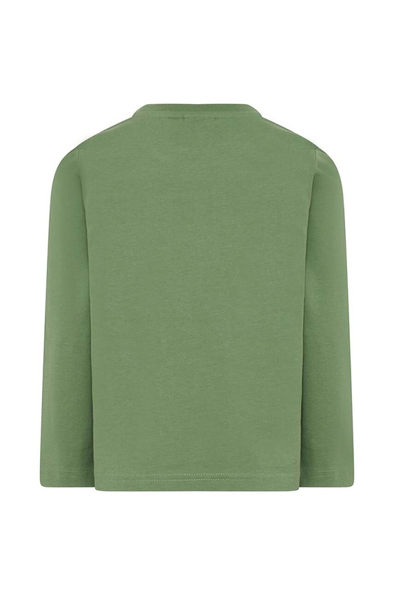 Dječja pamučna majica dugih rukava Lego 12010906 zelena AW23