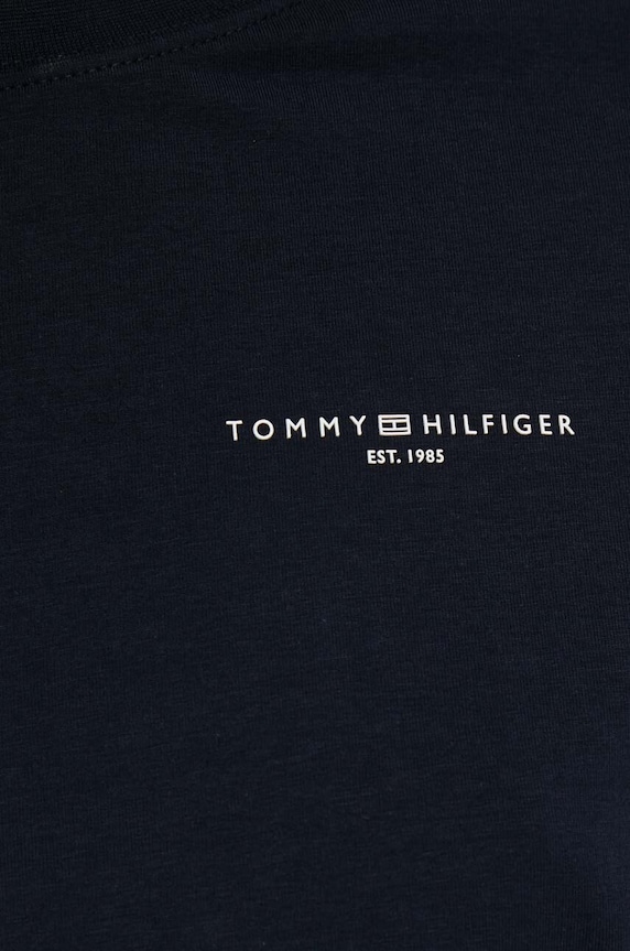 Majica z dolgimi rokavi Tommy Hilfiger WW0WW39784 mornarsko modra