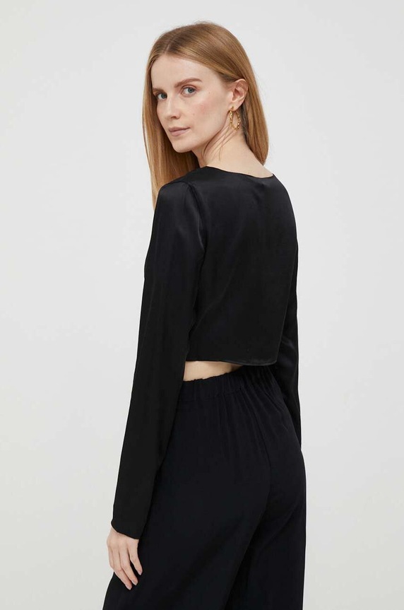 Odzież Calvin Klein Jeans bluzka J20J221353 czarny