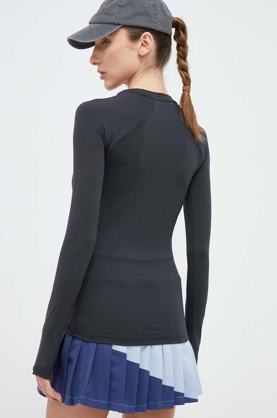 Ruházat adidas Performance edzős hosszú ujjú Techfit HY3214 fekete