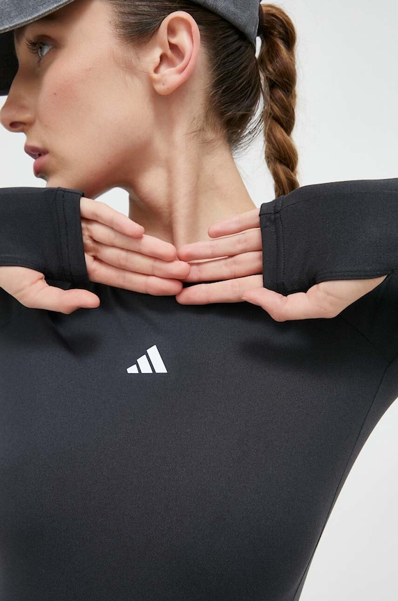 adidas Performance edzős hosszú ujjú Techfit HY3214 fekete