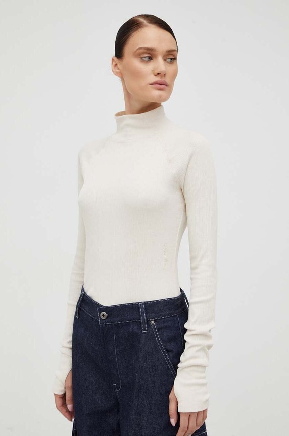 G-Star pamut hosszúujjú bézs D23339.D289