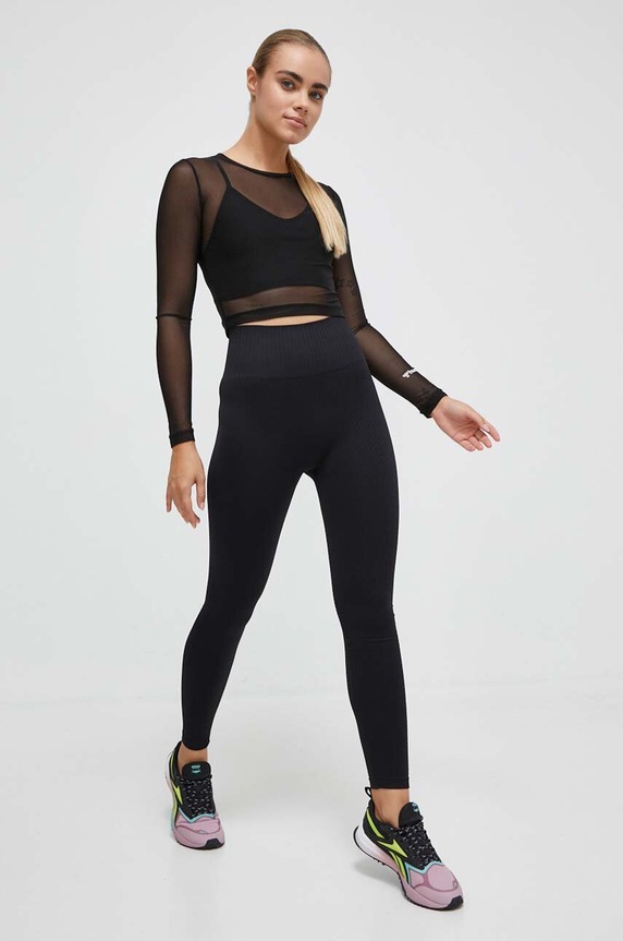 Majica dugih rukava Hummel Fierce hmlMT MESH T-SHIRT 221762 crna AW23