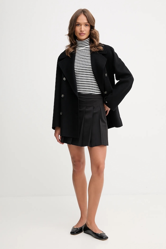 Majica dugih rukava Tommy Hilfiger WW0WW39826 mornarsko plava AW25