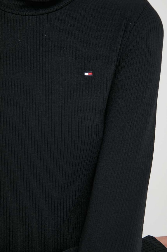 Majica dugih rukava Tommy Hilfiger WW0WW39826 crna