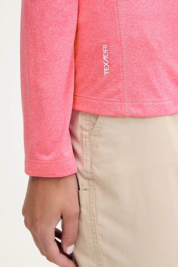 Športové tričko s dlhým rukávom Jack Wolfskin Sky Thermal 1808961 ružová